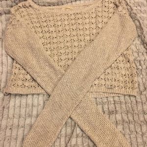 Hollister cropped sweater